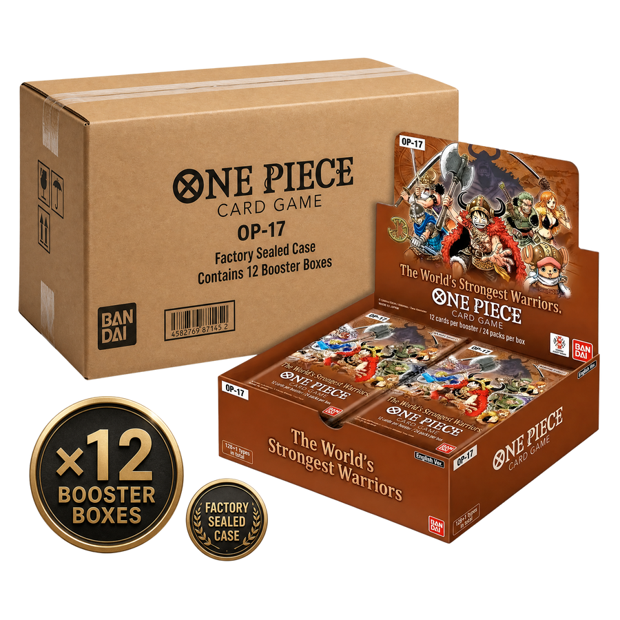OP-17 The World's Strongest Warriors Case (12 Booster Boxes) - English Preorder