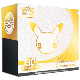 Pokémon TCG: 30th Celebration Pokémon Center Elite Trainer Box (English, Factory Sealed)