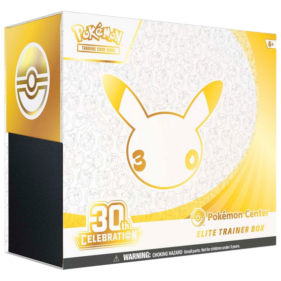 Pokémon TCG: 30th Celebration Pokémon Center Elite Trainer Box (English, Factory Sealed) — factory sealed, shown in original packaging