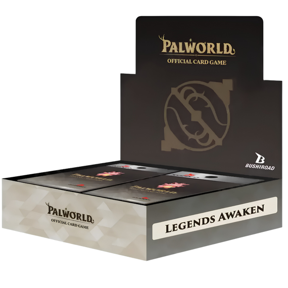 Palworld Official Card Game BP02: Legends Awaken Booster Box (12 Packs, Factory Sealed, English) — factory sealed, shown in original packaging